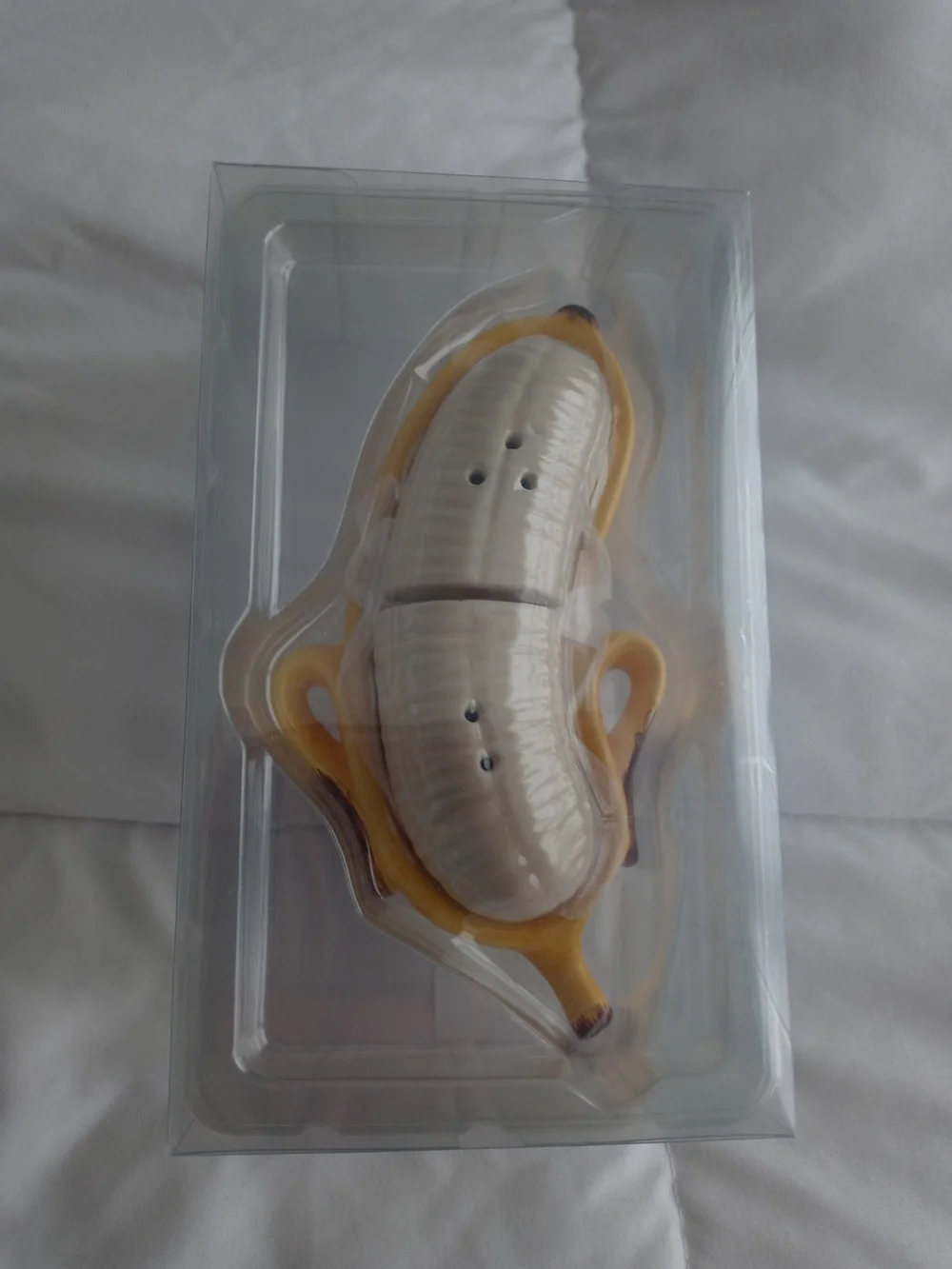 Banana Salt and Pepper Shaker Set - Yellow & Cream